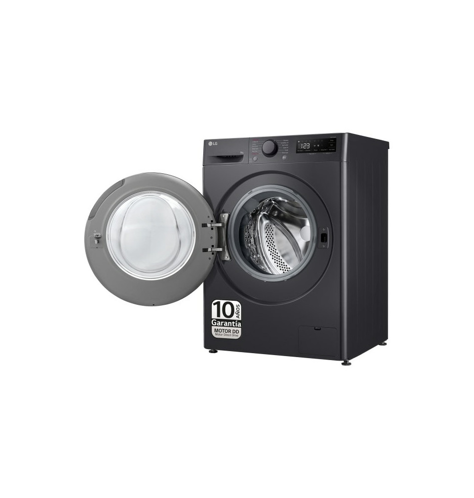 Máquina de Lavar Roupa LG Series 500 F4WR5009A6M (Independente - 9Kg - Preto)