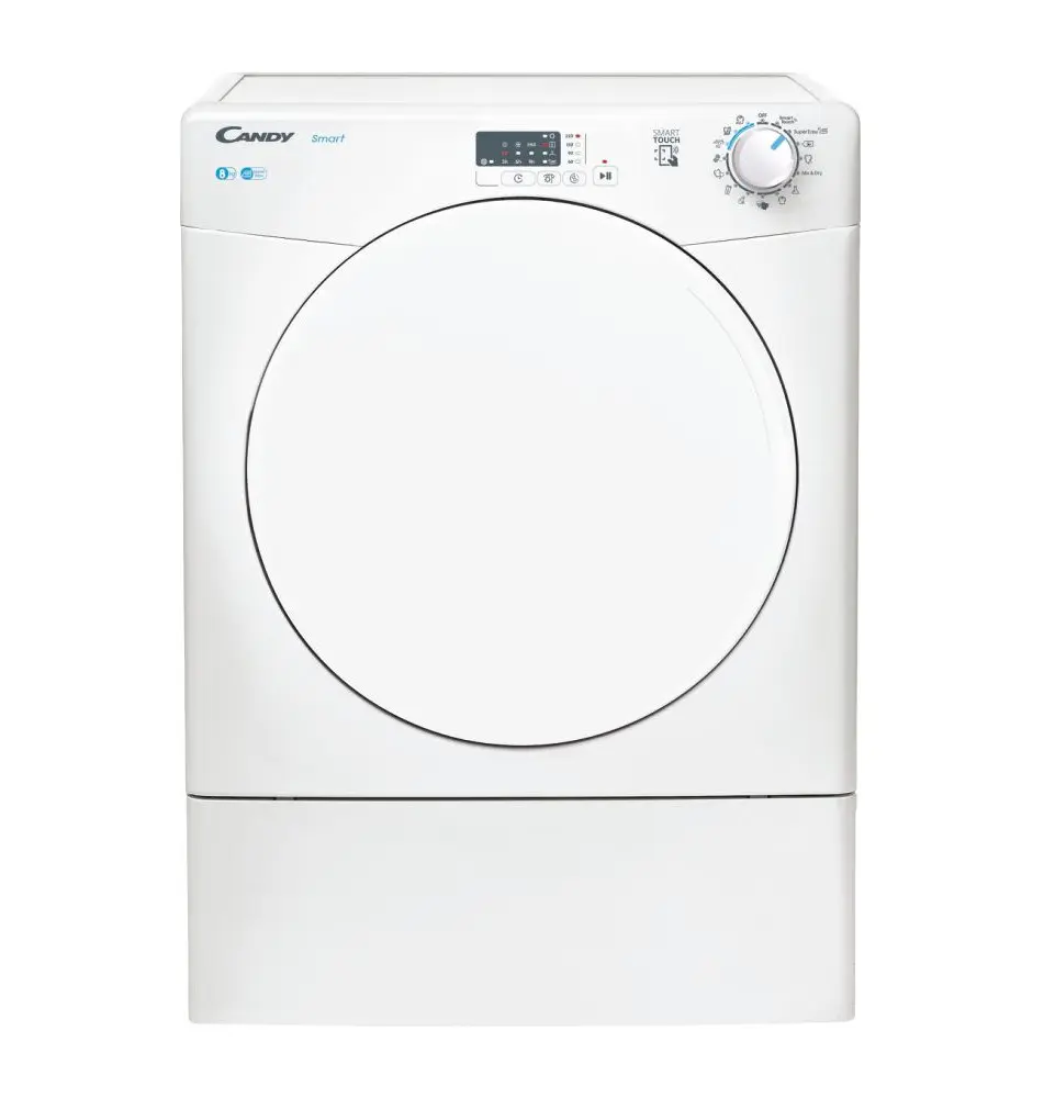 Máquina de Secar Roupa CANDY Smart CSE V8LF-S (Independente - 8Kg - Branco)