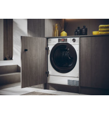 Máquina de Secar Roupa HAIER HDBI H7A2TBEX-S (Encastre - 7Kg - Branco)