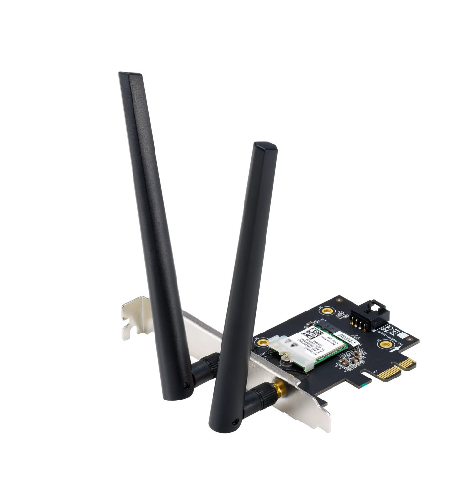 Placa de Rede ASUS PCE-AXE5400 (2,4GHz 5GHz 6GHz - 2402Mbit s - Wi-Fi 6e)