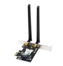 Placa de Rede ASUS PCE-AXE5400 (2,4GHz 5GHz 6GHz - 2402Mbit s - Wi-Fi 6e)