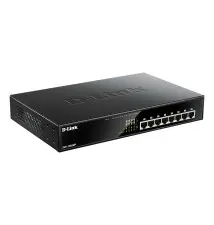 Switch de Rede D-LINK DGS-1008MP (Unmanaged - 16Gbit s - 8 Portas)