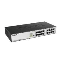 Switch de Rede D-LINK DGS-1016D (Unmanaged - 31Gbit s - 16 Portas)