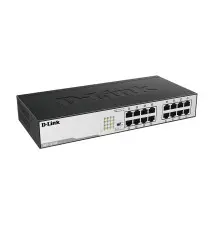 Switch de Rede D-LINK DGS-1016D (Unmanaged - 31Gbit s - 16 Portas)