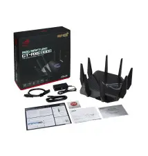 Router ASUS GT-AXE11000 (2,4GHz 5GHz 6GHz - Wi-Fi 6 - 5 Portas)