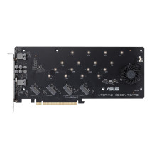 Placa de Rede ASUS Hyper M.2 X16 Gen 4 (256 Gbit s - 4 Ranhuras de extensão - PCI Express)
