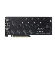 Placa de Rede ASUS Hyper M.2 X16 Gen 4 (256 Gbit s - 4 Ranhuras de extensão - PCI Express)