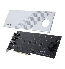 Placa de Rede ASUS Hyper M.2 X16 Gen 4 (256 Gbit s - 4 Ranhuras de extensão - PCI Express)