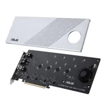 Placa de Rede ASUS Hyper M.2 X16 Gen 4 (256 Gbit s - 4 Ranhuras de extensão - PCI Express)