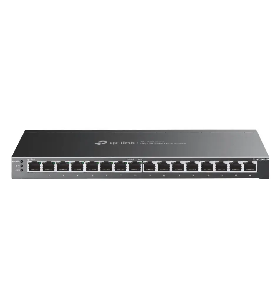 Switch de Rede TP-LINK Omada SG2016P (Managed - 32 Gbit s - 16 Portas)