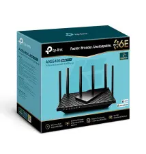Router TP-LINK Archer AXE75 (2,4GHz 5GHz 6GHz - Wi-Fi6e - 5 Portas)