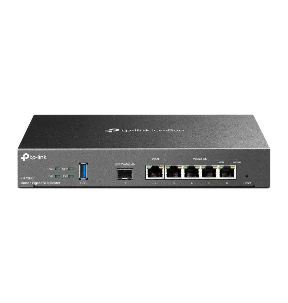 Router TP-LINK Omada ER7206 (1000Mbit s - 5 Portas - 128Mb Flash)