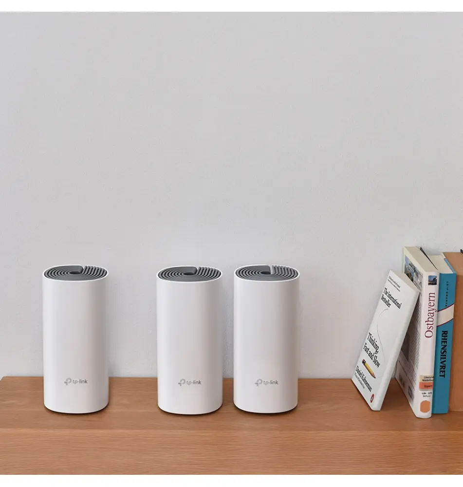 Sistema Mesh TP-LINK Deco E4 (3Pack) (2,4GHz 5GHz - Wi-Fi 5 - 2 Portas)