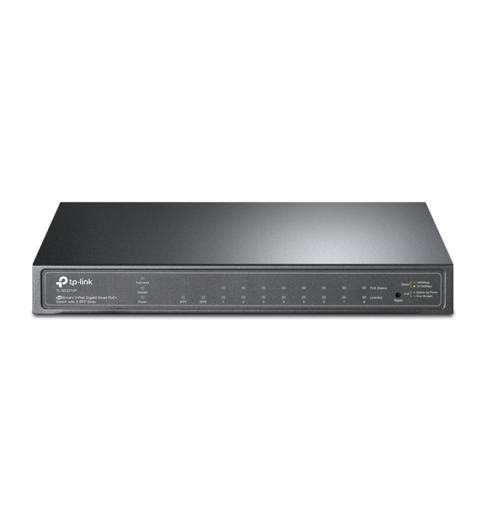Switch de Rede TP-LINK JetStream TL-SG2210P (Managed - 20Gbit s - 8 Portas)