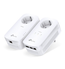 Adaptador de Rede Powerline TP-LINK TL-PA8033P KIT (1300Mbit s - IEEE 802.3u - Branco)