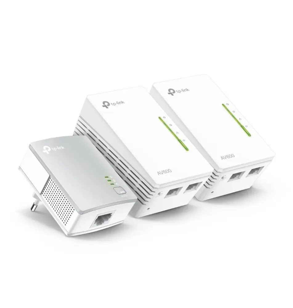 Adaptador de Rede Powerline TP-LINK TL-WPA4220T (Wi-Fi 4 - 300Mbit s - 2 Portas)