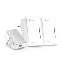 Adaptador de Rede Powerline TP-LINK TL-WPA4220T (Wi-Fi 4 - 300Mbit s - 2 Portas)