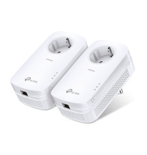 Adaptador de Rede Powerline TP-LINK TL-PA8010P KIT (1300Mbit s - 1 Porta - Branco)