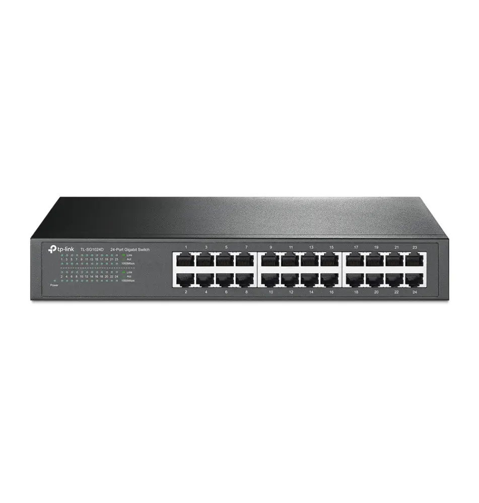 Switch de Rede TP-LINK TL-SG1024D (Unmanaged - 48Gbit s - 24 Portas)