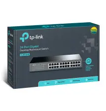 Switch de Rede TP-LINK TL-SG1024D (Unmanaged - 48Gbit s - 24 Portas)