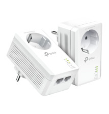 Adaptador de Rede Powerline TP-LINK TL-PA7027P KIT (1000Mbit s - 2 Portas - AV2)