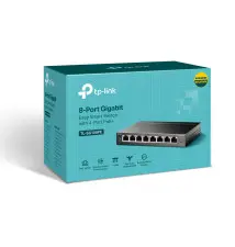 Switch de Rede TP-LINK TL-SG108PE (Managed - 16Gbit s - 8 Portas)