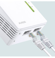 Adaptador de Rede Powerline TP-LINK AV600 (Wi-Fi 4 - 600Mbit s - 3 Portas)
