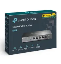 Router TP-LINK Omada ER605 (WAN LAN - 4 Portas - Preto)