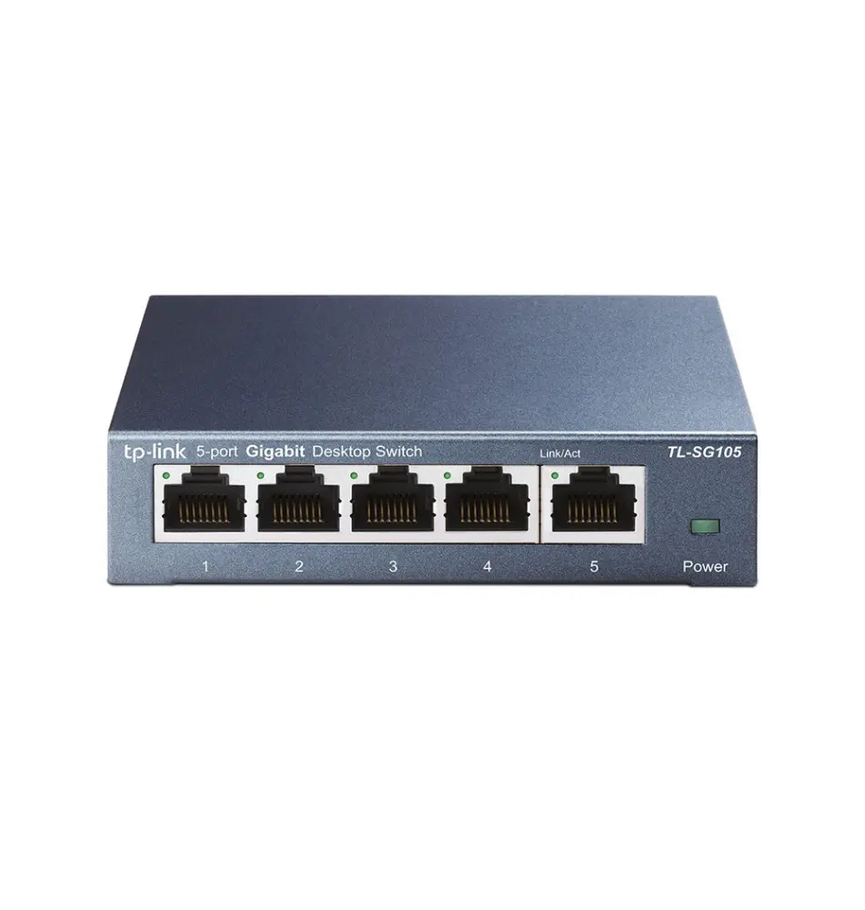 Switch de Rede TP-LINK TL-SG105 (Unmanaged - 10Gbit s - 5 Portas)