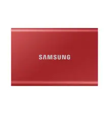 Disco SSD Portátil SAMSUNG T7 (500GB - 1050Mb s - Vermelho)