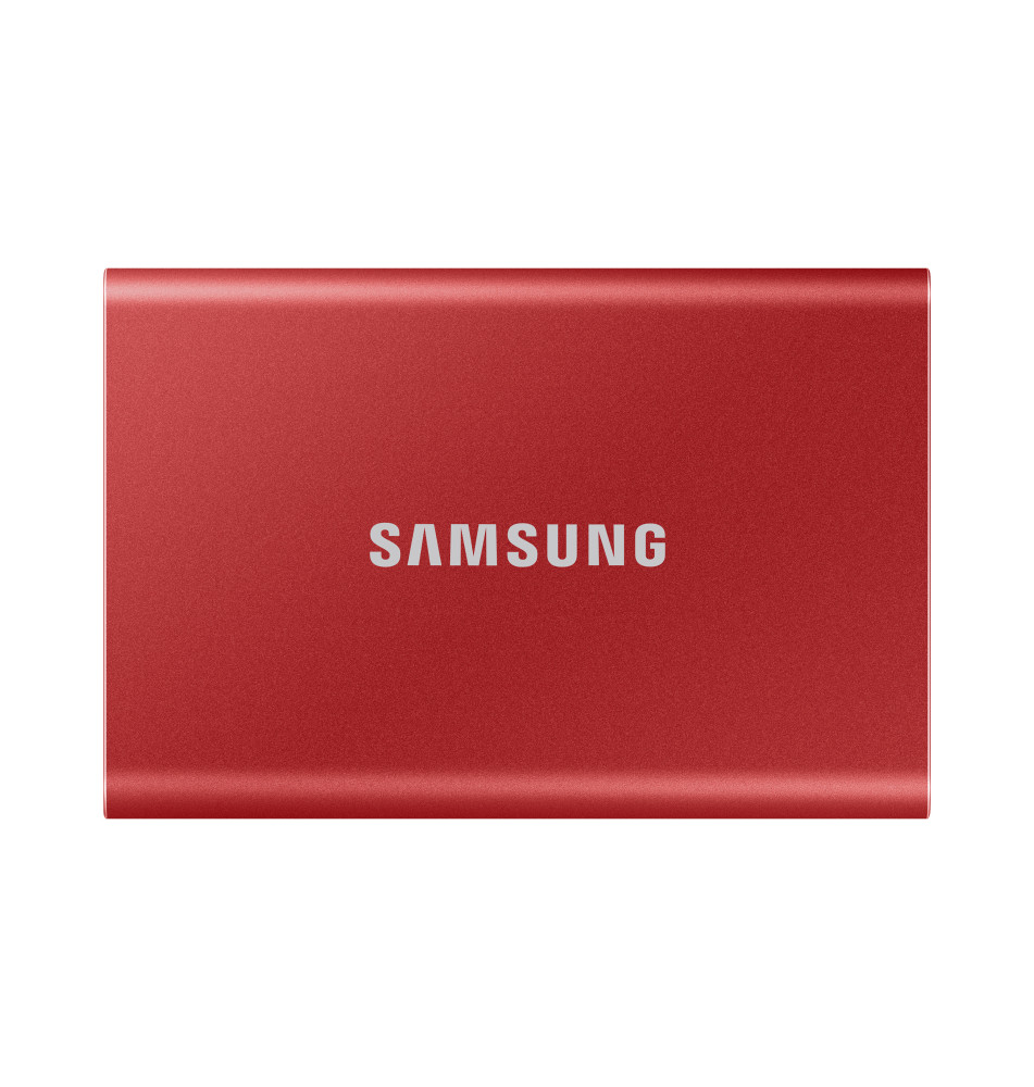 Disco SSD Portátil SAMSUNG T7 (500GB - 1050Mb s - Vermelho)