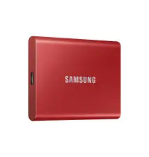 Disco SSD Portátil SAMSUNG T7 (500GB - 1050Mb s - Vermelho)