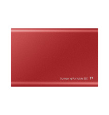 Disco SSD Portátil SAMSUNG T7 (500GB - 1050Mb s - Vermelho)