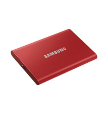 Disco SSD Portátil SAMSUNG T7 (500GB - 1050Mb s - Vermelho)