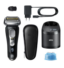 Máquina de Barbear BRAUN Series 9 9460cc (2 cabeças - 1 hora de funcionamento - Preto)