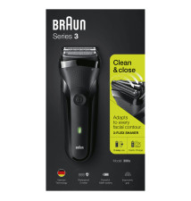 Máquina de Barbear BRAUN Series 3 300s (20 minutos - 2SensoFoil - Preto)