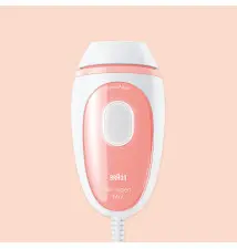 Depiladora Elétrica de Luz BRAUN Silk-expert Mini (IPL - 3 intensidades - Rosa Branco)