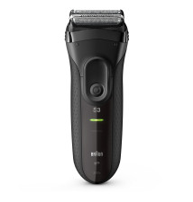 Máquina de Barbear BRAUN Series 3 3020 (3 cabeças - 45 minutos de bateria - Preto)