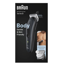 Aparador Corporal BRAUN Series 3 (80 minutos de bateria - 3 cabeças - Preto Cinzento)
