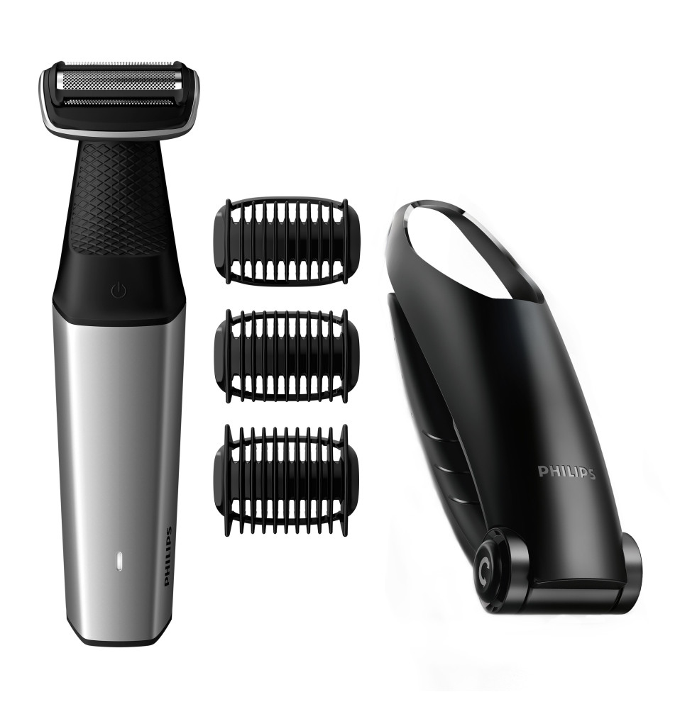 Depiladora PHILIPS Bodygroom Series 5000 (1 hora de funcionamento - 3 comprimentos - Preto)
