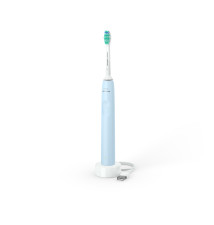 Escova de Dentes Elétrica PHILIPS Series 2100 (Temporizador - Bateria incorporada - Azul Branco)