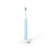 Escova de Dentes Elétrica PHILIPS Series 2100 (Temporizador - Bateria incorporada - Azul Branco)