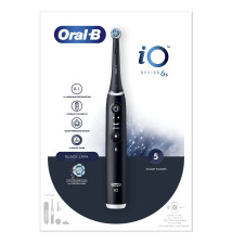Escova de Dentes Elétrica ORAL-B iO6s (5 modos de escovagem - Temporizador - Preto)