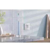 Escova de Dentes Elétrica PHILIPS Series 2100 (Temporizador - Bateria incorporada - Azul Branco)