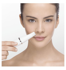 Depiladora Facial BRAUN SE851V (3 cabeças - Waterproof - Branco)