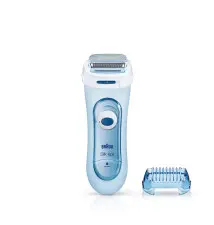Depiladora BRAUN Silk-épil (3 cabeças - Waterproof - Azul Branco)