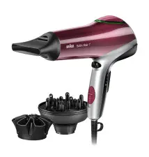 Secador de Cabelo BRAUN Satin Hair 7 (2 velocidades - 3 temperaturas - Vermelho Prateado)