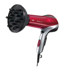 Secador de Cabelo BRAUN Satin Hair 7 (2 velocidades - 3 temperaturas - Vermelho Prateado)