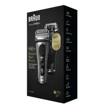 Máquina de Barbear BRAUN Series 9 Pro+ (5 cabeças - 1 hora de autonomia - Metálico)