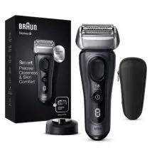 Máquina de Barbear BRAUN Series 8 (3 lâminas - 1 hora de autonomia - Preto)